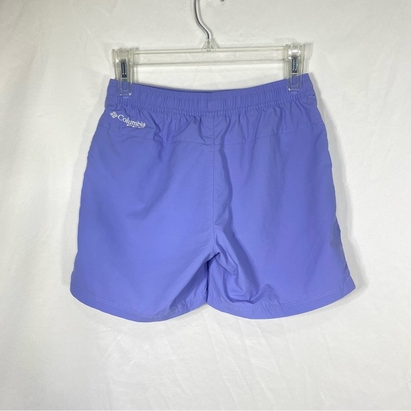 Columbia Girl’s Omni-Shade Lavender Sporty Performance Shorts - Picture 3 of 6